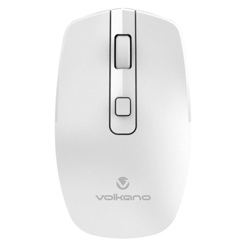 Volkano Granite Series - Mouse inalámbrico recargable – Blanco