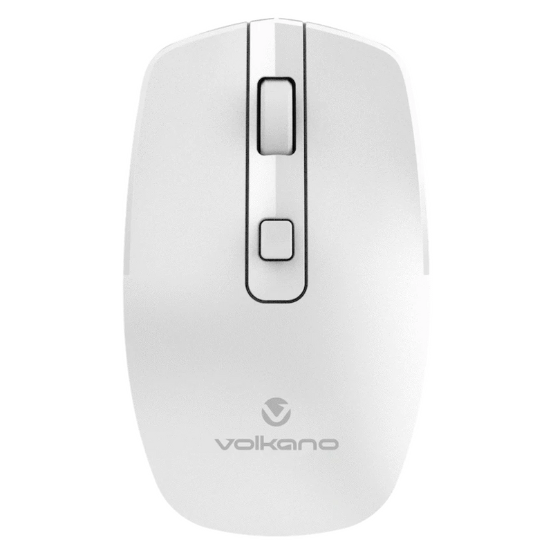 Volkano Granite Series - Mouse inalámbrico recargable – Blanco