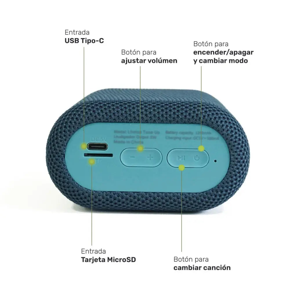 Parlante Portatil Bluetooth Lhotse Tune Up
