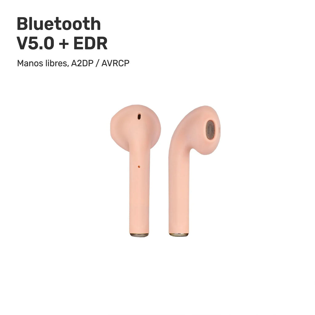 Audífonos Lhotse Bluetooth Inalámbrico Rm12 Rosado