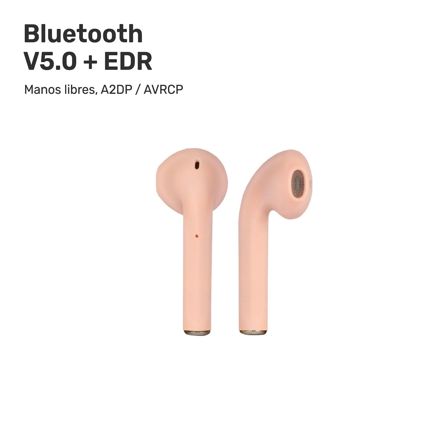 Audífonos Lhotse Bluetooth Inalámbrico Rm12 Rosado