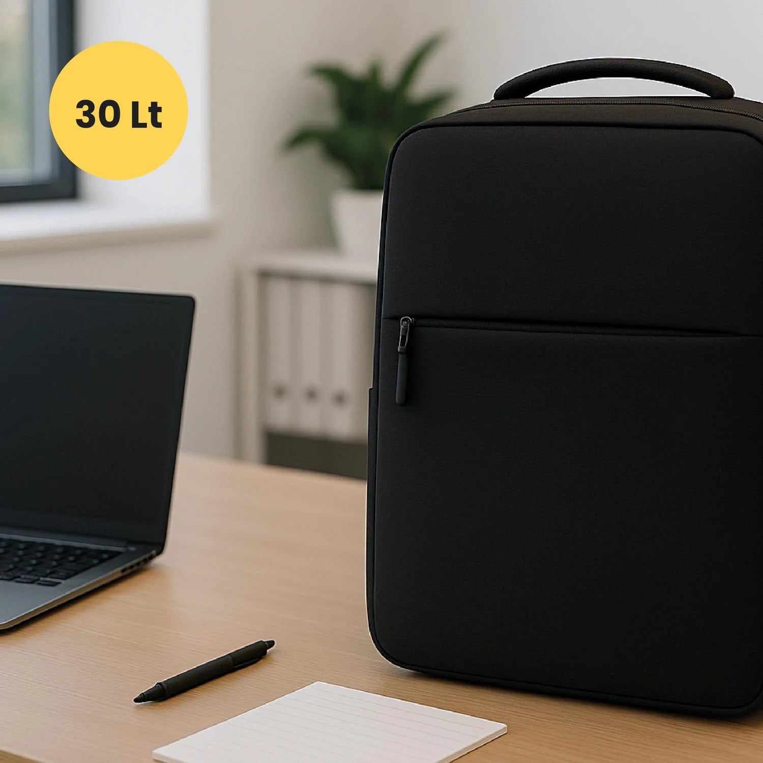 Mochila para Notebook con Puerto USB 15" Negra LEVO