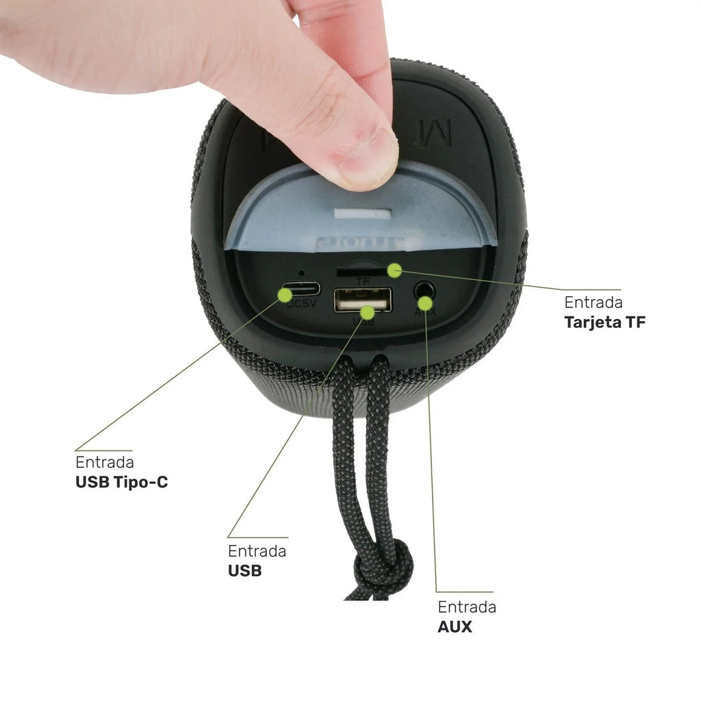 Parlante Portátil Inalámbrico Bluetooth Pulse On