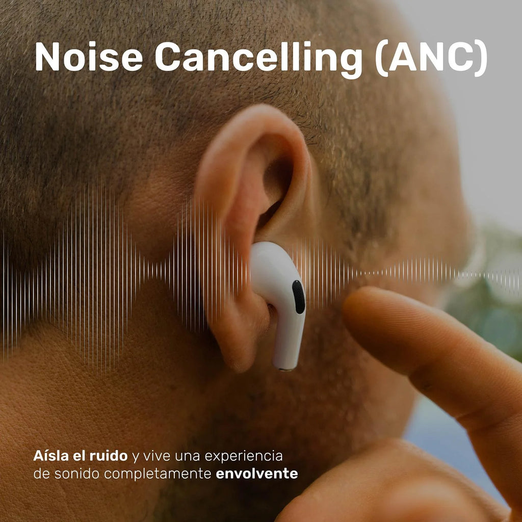 Audífonos Lhotse RM7 Pro Inalámbrico Blanco