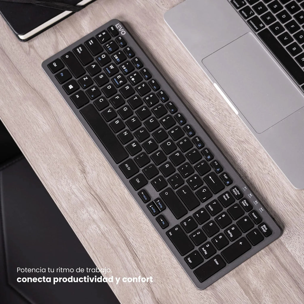 Teclado Inalámbrico Cygna Slim Grafito LEVO