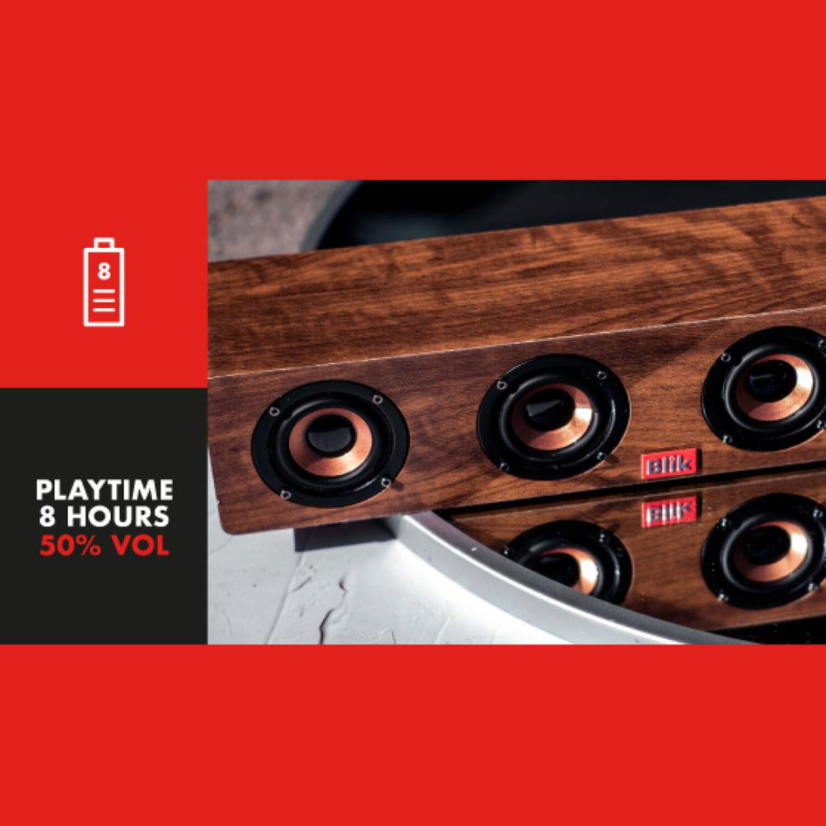 Parlante Bluetooth Blik Rockwood