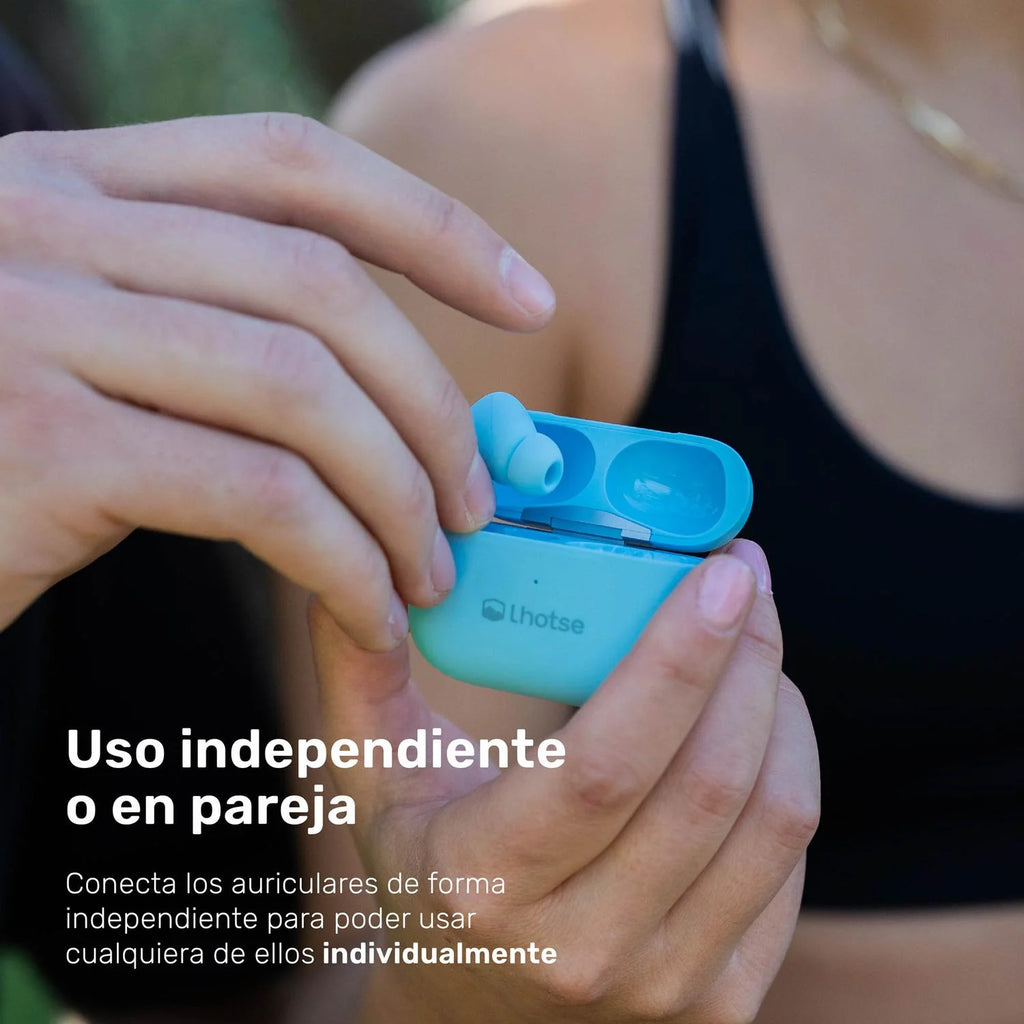 Audífonos Lhotse Rm7 Pro Inalámbrico Celeste