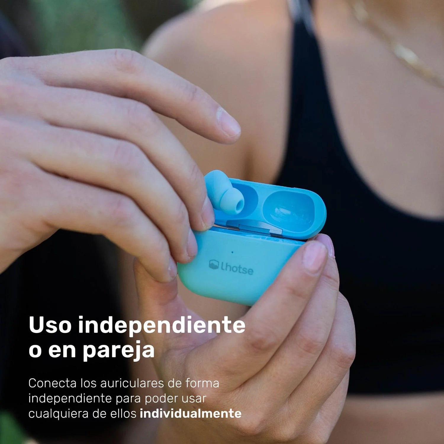 Audífonos Lhotse Rm7 Pro Inalámbrico Celeste