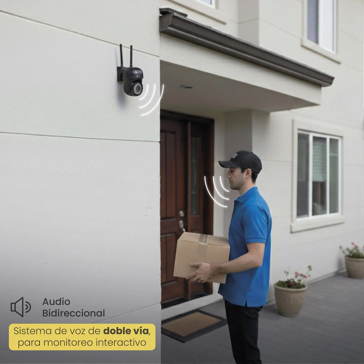 Cámara de Seguridad Impermeable Wifi 5G 2MP GuardPro X5 LEVO