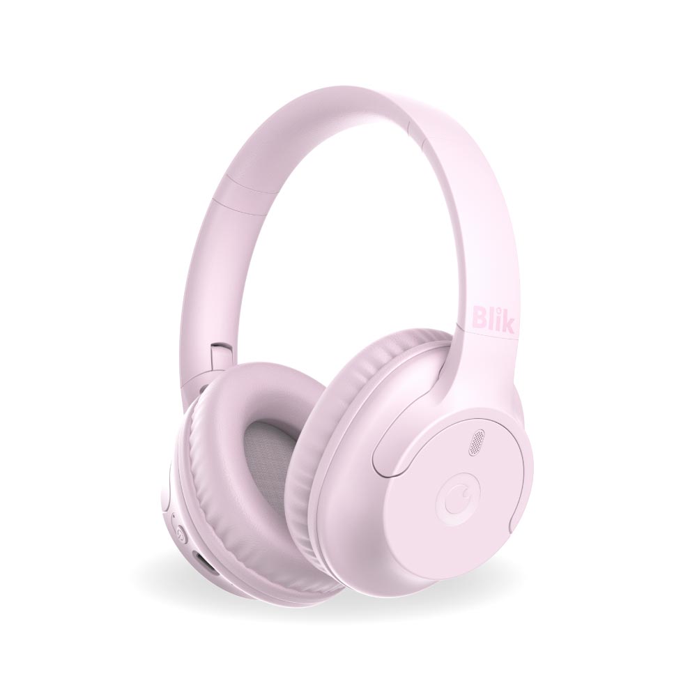 Audífonos Bluetooth Inalámbricos Blik Soul250 Rosados 20 Hrs