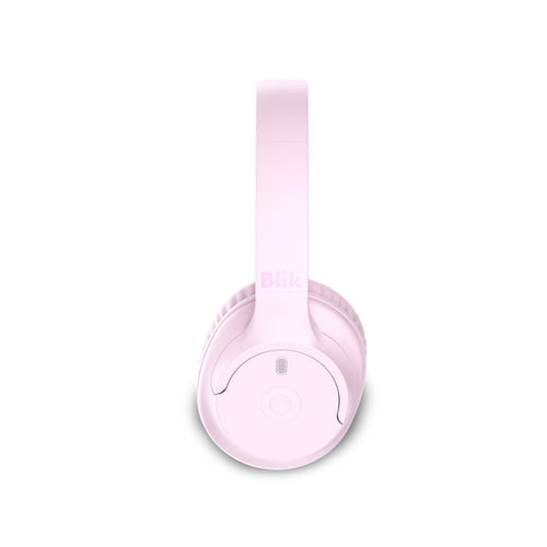 Audífonos Bluetooth Inalámbricos Blik Soul250 Rosados 20 Hrs