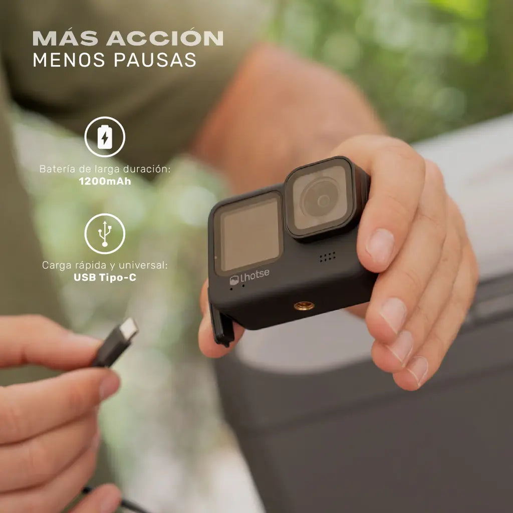 Cámara de Acción Deportiva Summit 5k 30fps Accesorios