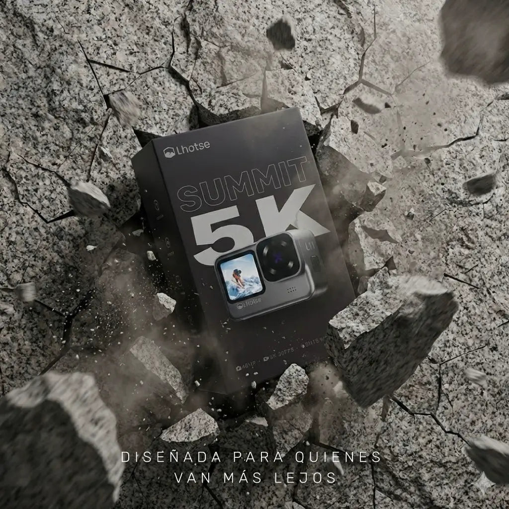 Cámara de Acción Deportiva Summit 5k 30fps Accesorios