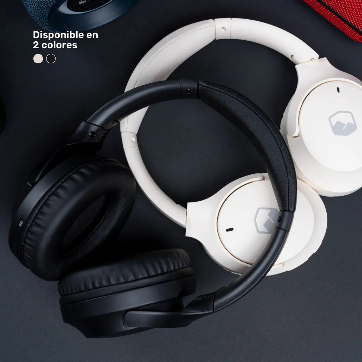 Audifonos Bluetooth Inalambricos Over Ear Wavepro Black Color Negro