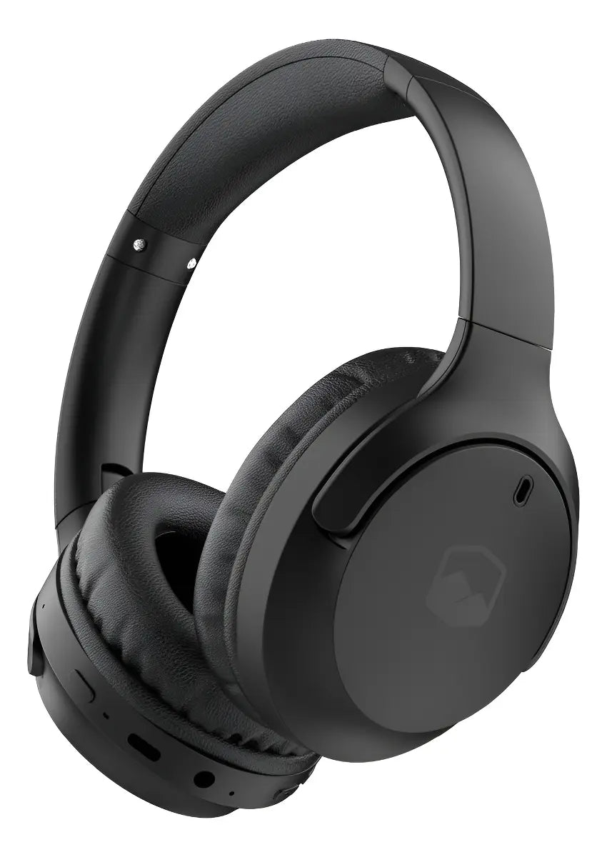 Audifonos Bluetooth Inalambricos Over Ear Wavepro Black Color Negro