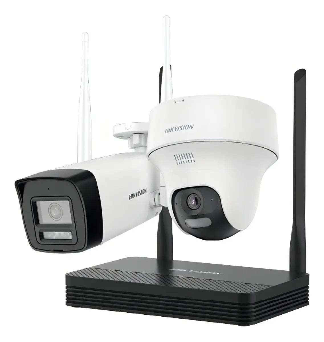 Kit Cámaras IP HIKVISION - 2 cámaras 2mp easylink color blanco