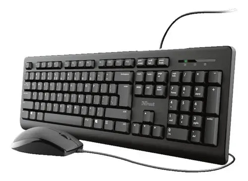 Combo Teclado + Mouse Inalámbrico Primo Deskset - Negro - Trust
