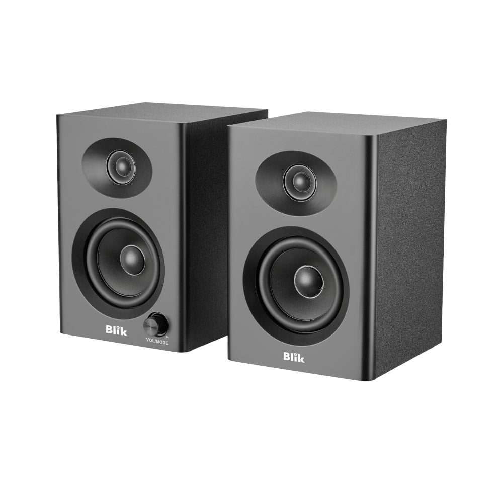 Par Parlantes Bluetooth Blik Bookshelf Lite 30W RMS