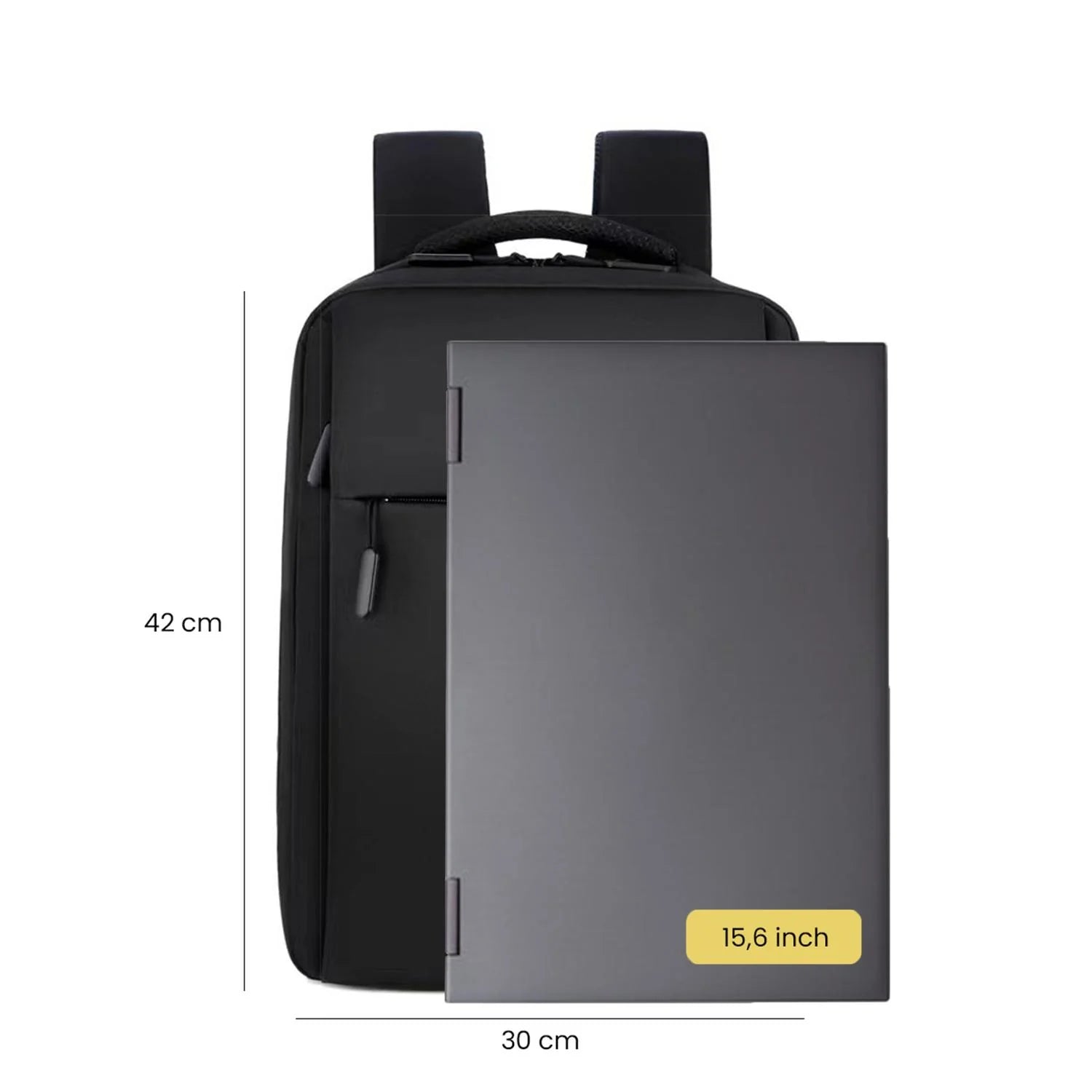 Mochila para Notebook con Puerto USB 15" Negra LEVO