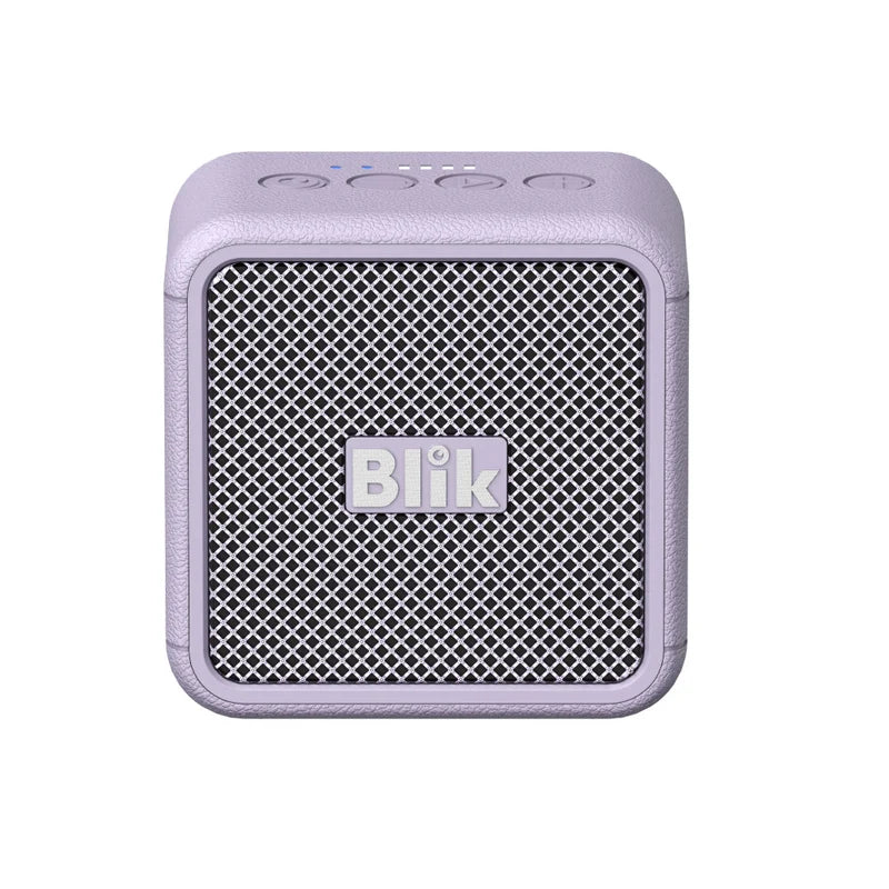 Parlante Bluetooth Blik BassGo 15W IPX6 19H TWS Lila