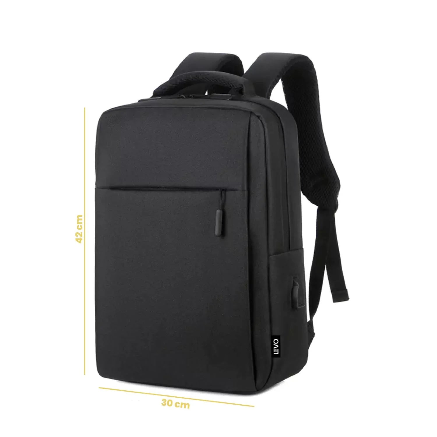 Mochila para Notebook con Puerto USB 15" Negra LEVO