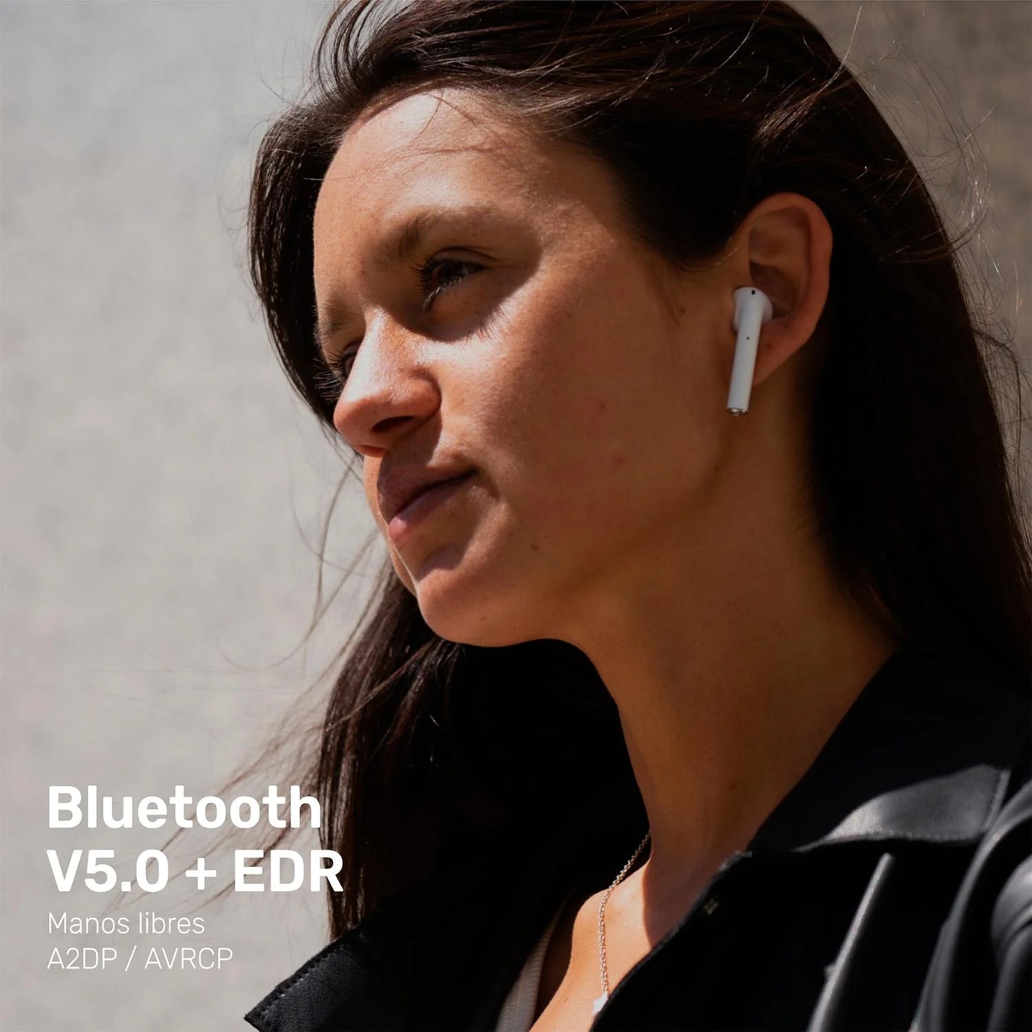 Audífonos Lhotse Bluetooth Inalámbrico Rm12 Blanco