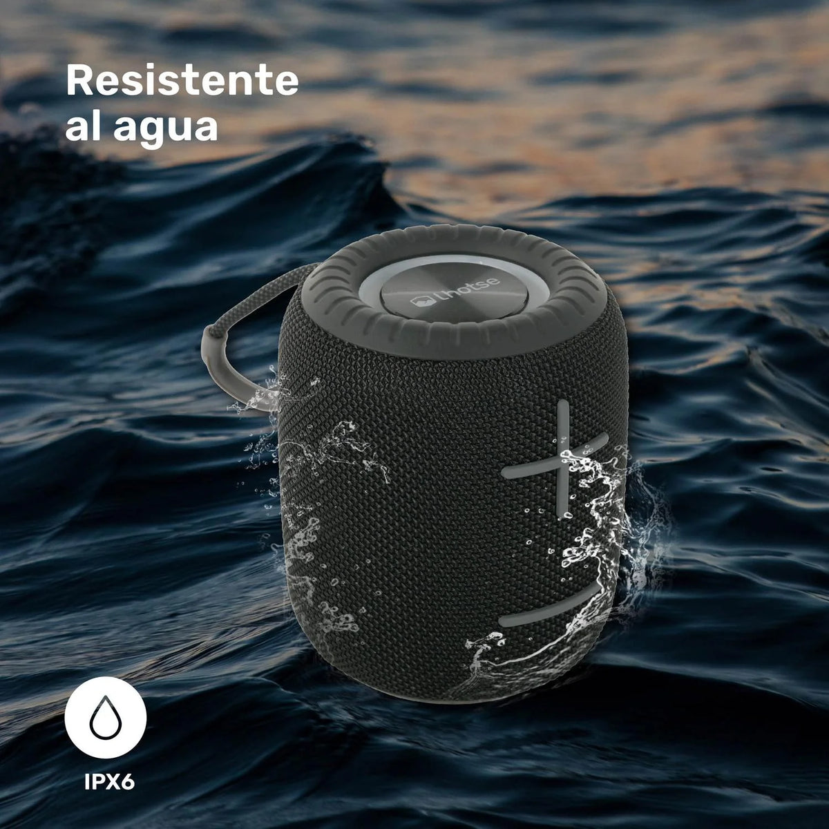 Parlante Portátil Inalámbrico Bluetooth TripGo - Negro