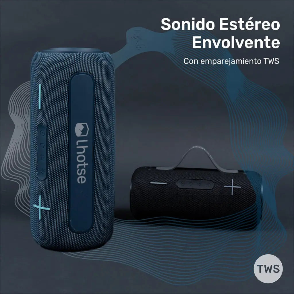 Parlante Portátil Inalámbrico Bluetooth Journey Blue