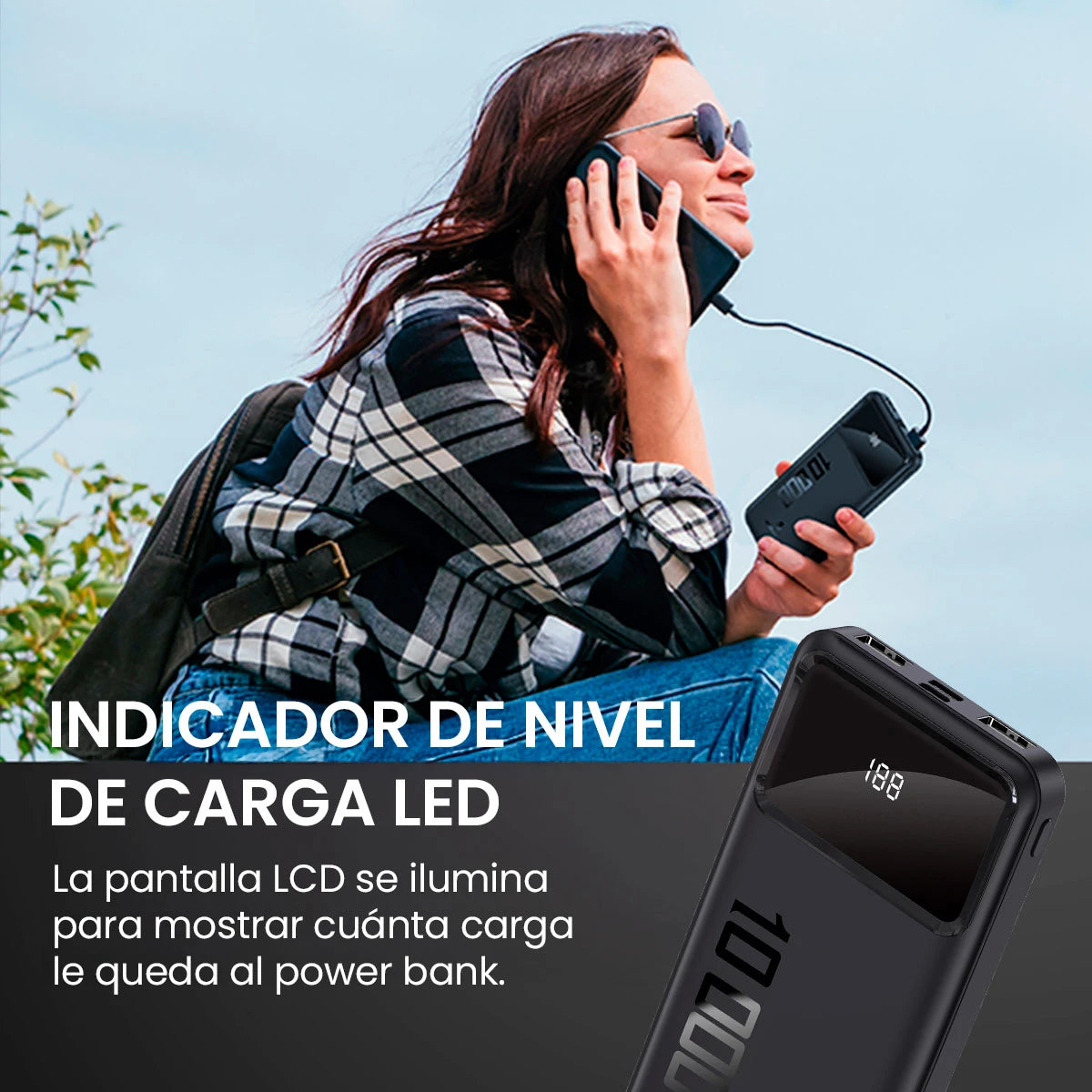 Batería Portátil VOLKANO SERIE PUNCH 10000MAH
