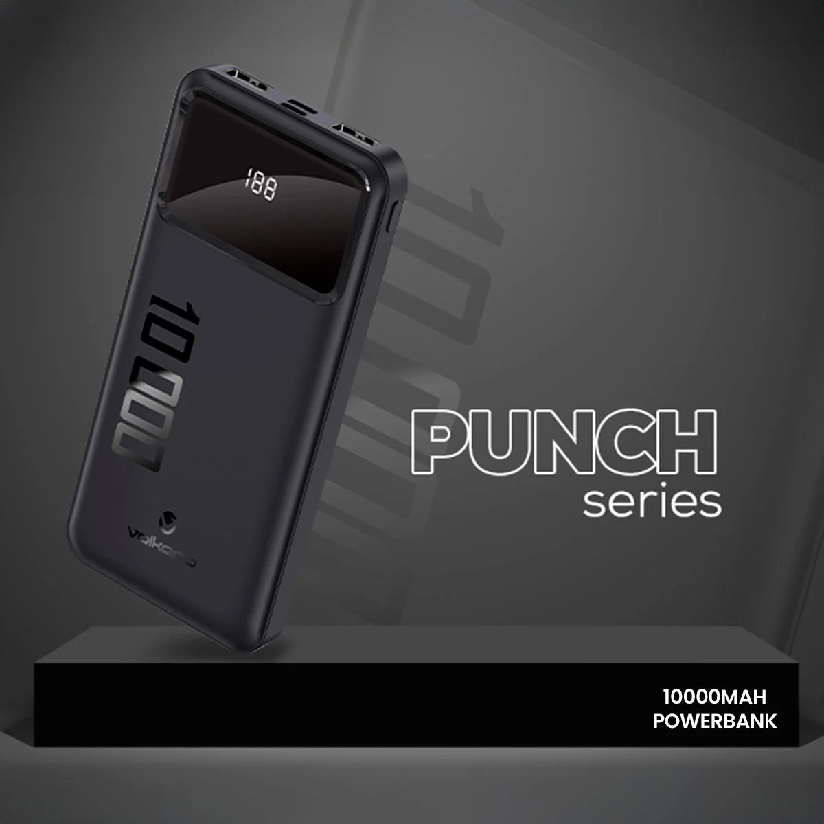 Batería Portátil VOLKANO SERIE PUNCH 10000MAH