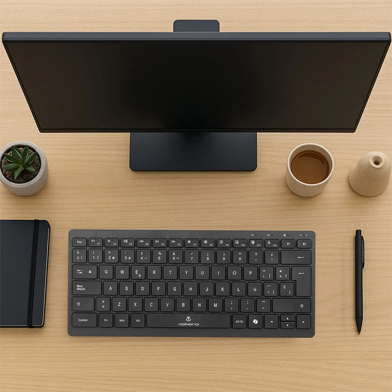 TECLADO INALÁMBRICO VOLKANO GALENA DUAL