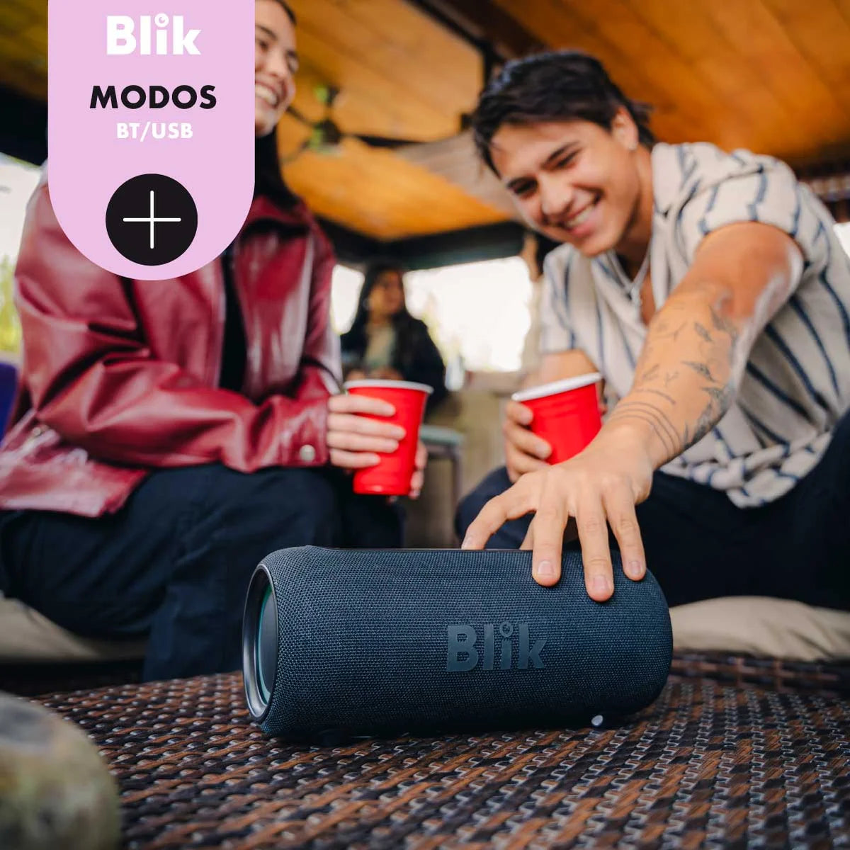 Parlante Bluetooth Portátil Blik Live2 40W IPX5 9 Hrs