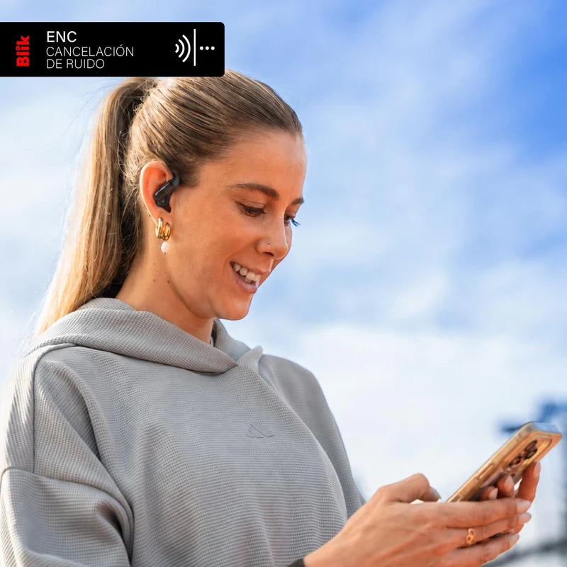 Audífonos Bluetooth Blik Motion Open-Ear 32H Negro