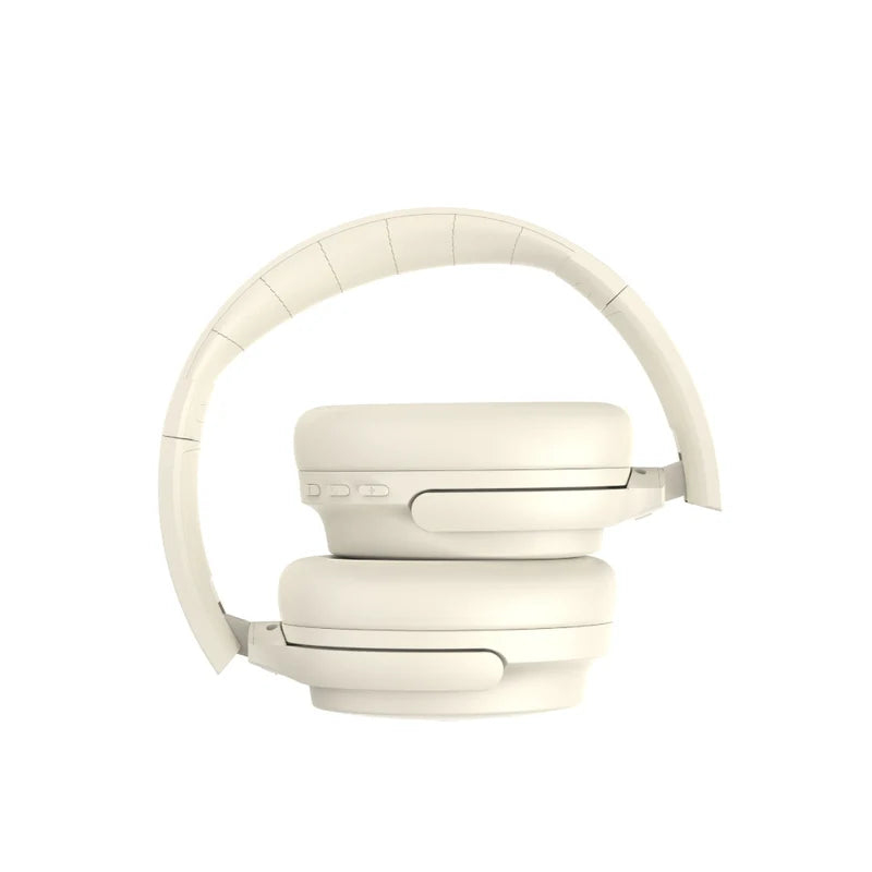 Audífonos Bluetooth Blik Neo Cancelación De Ruido 60H Crema