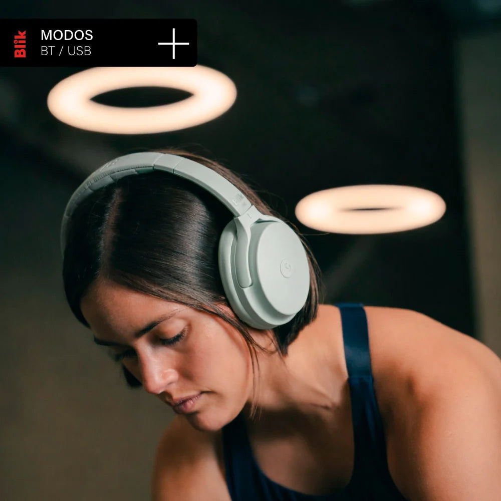 Audífonos Bluetooth Blik Neo Cancelación De Ruido 60H Verdes