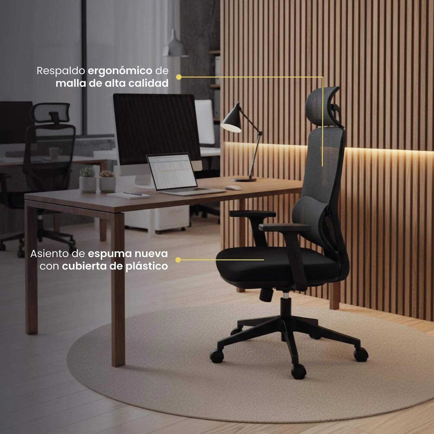 Silla Escritorio Oficina Ergonómica Reclinable Ergotech Levo