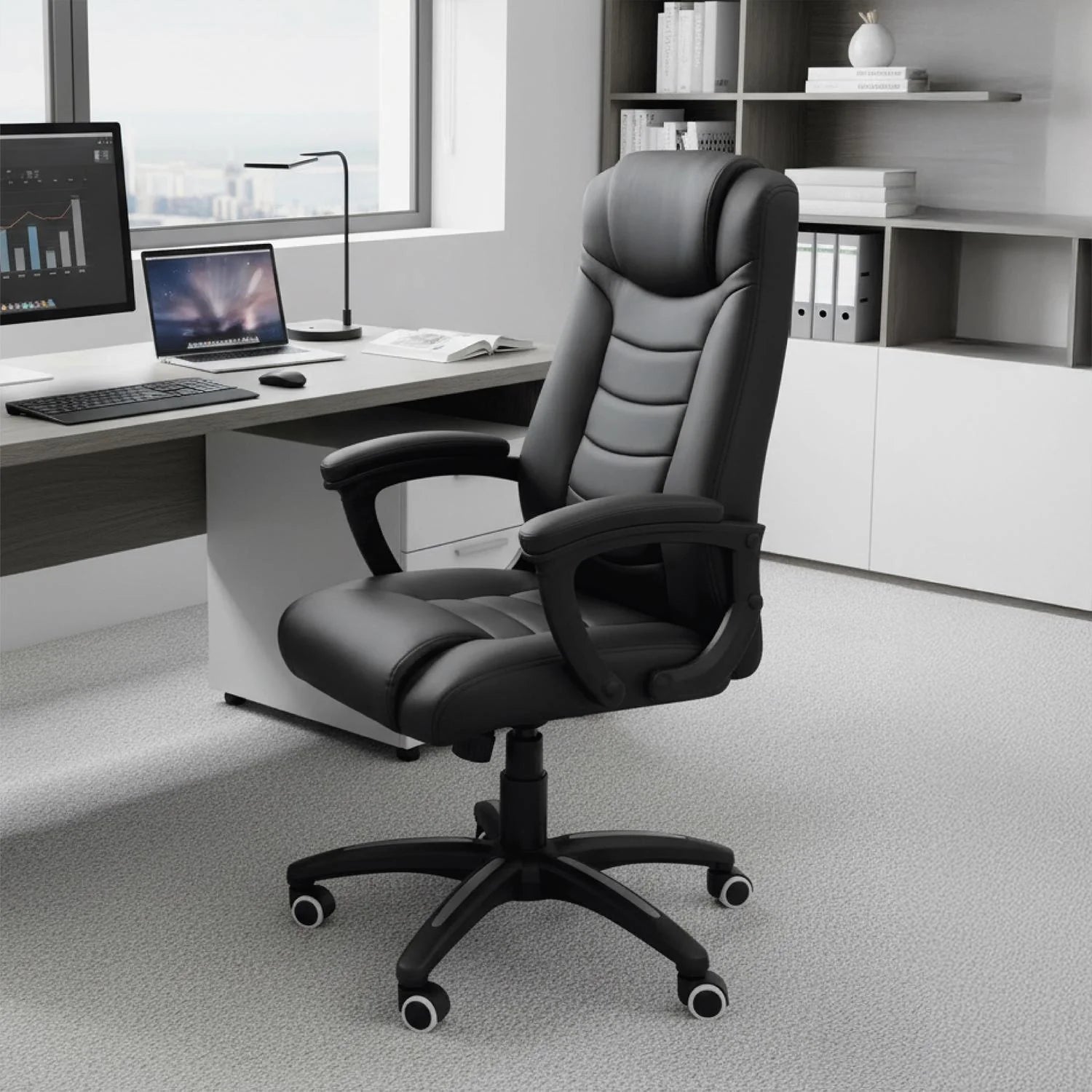 Silla Escritorio Oficina Ejecutiva Reclinable Comfort LEVO