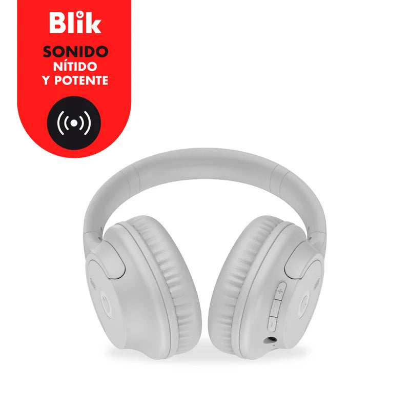 Audifonos Bluetooth Inalambricos Blik Soul250 Gris 20 Hrs