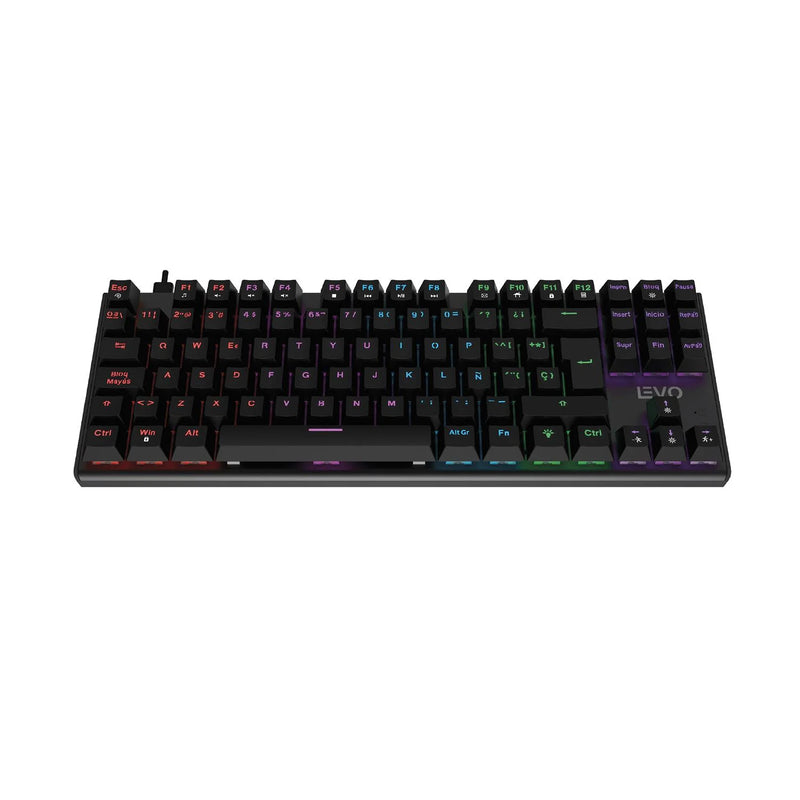 Teclado Gamer NovaBlade Red Switch Mecánico Español RGB LEVO