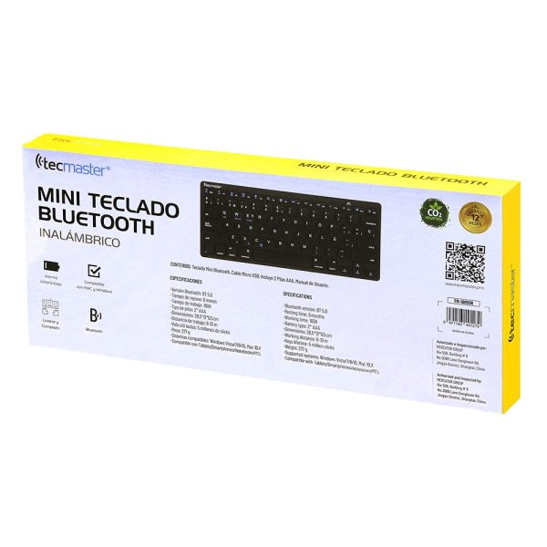 Teclado Bluetooth  Black - Tecmaster