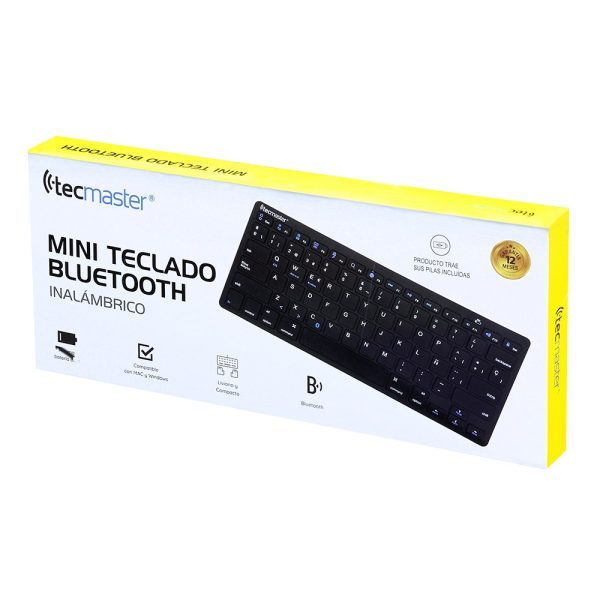 Teclado Bluetooth  Black - Tecmaster