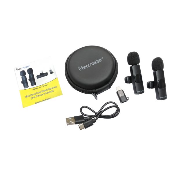 Micrófono Dual para Smartphone - Tecmaster