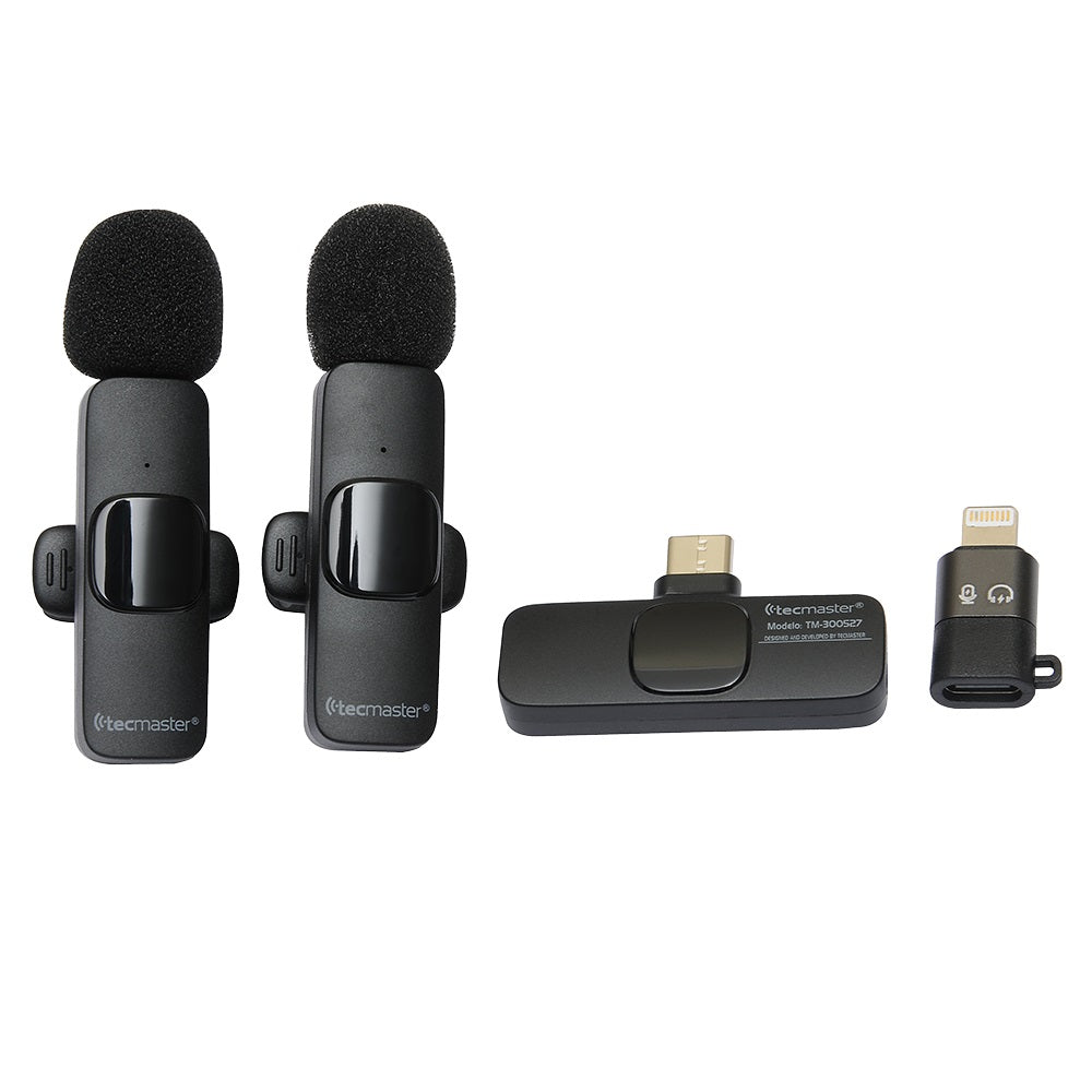 Micrófono Dual para Smartphone - Tecmaster