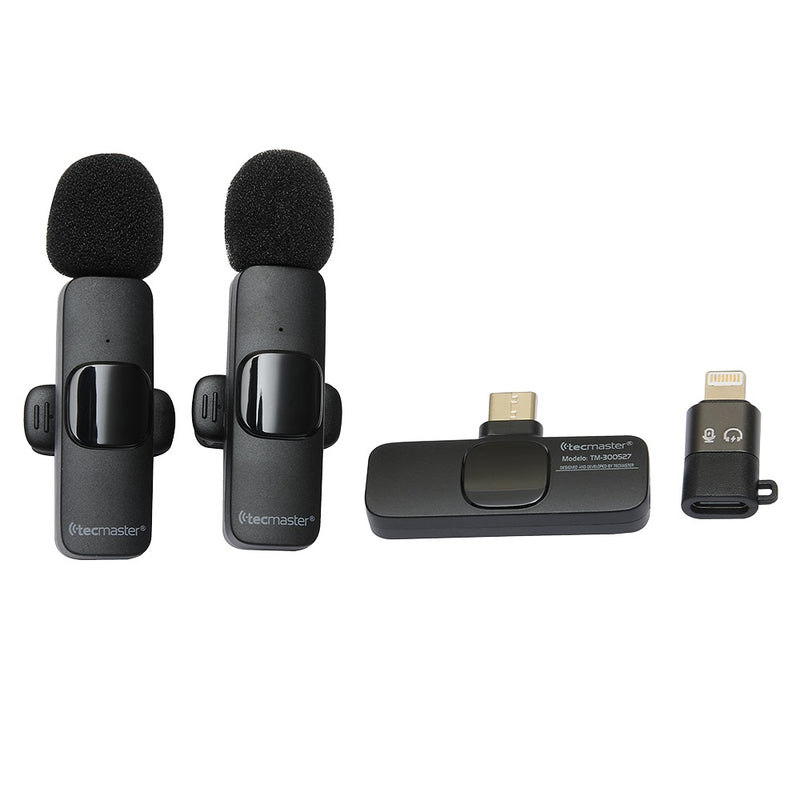 Micrófono Dual para Smartphone - Tecmaster
