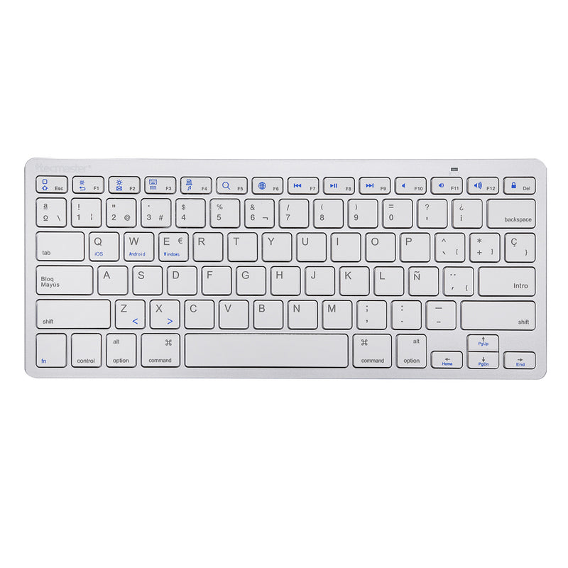 Teclado Bluetooth  Silver - Tecmaster